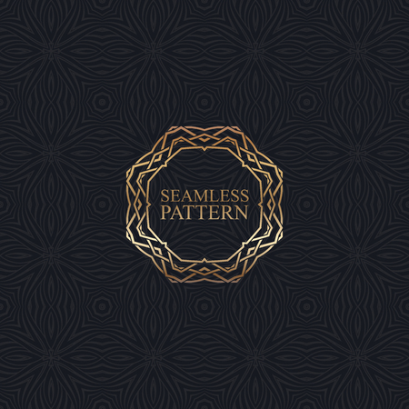 Vector seamless elegant patternのイラスト素材