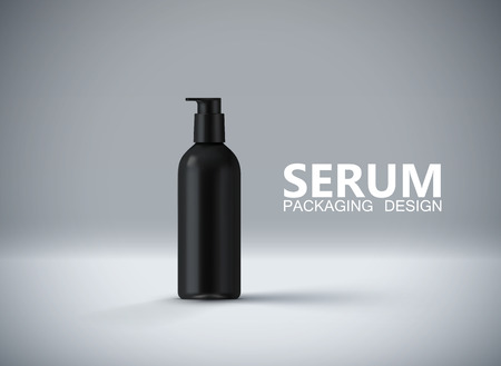 Anti aging serum ads poster template.のイラスト素材