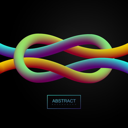 Vibrant gradient shape.のイラスト素材