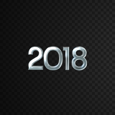 2018 typography vectorのイラスト素材