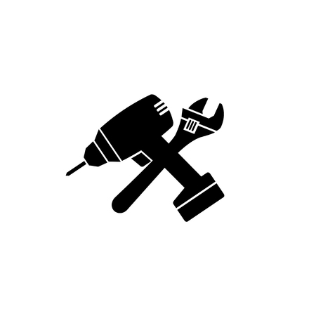 Working tools icon setのイラスト素材