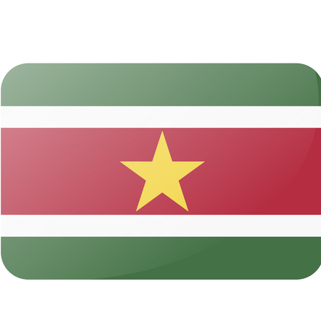 flag of surinameのイラスト素材