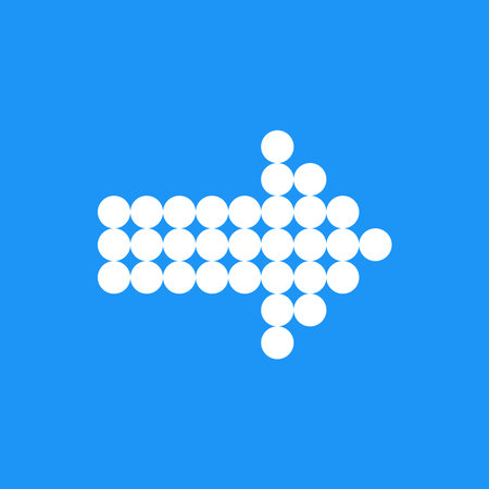 arrow indicates the direction. icon. vector designのイラスト素材