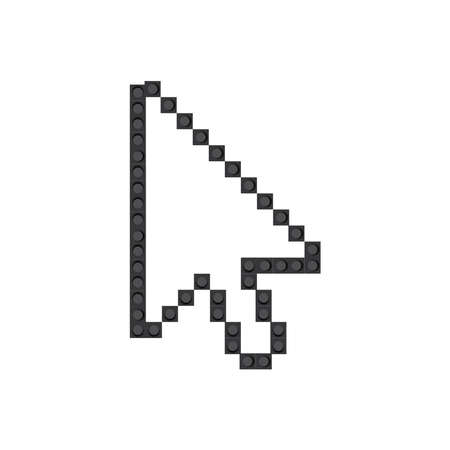 Cursor mouse icon. Cursor from the constructor pointer arrow. web finger click iconのイラスト素材