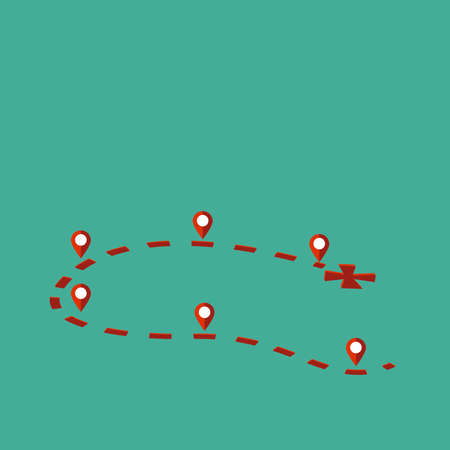 Location symbol Icon. Graphic elements for your designのイラスト素材