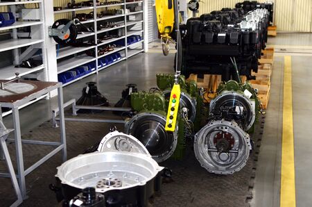 Automatic open gear box for truck. Automotive transmission repair and maintenance services....
