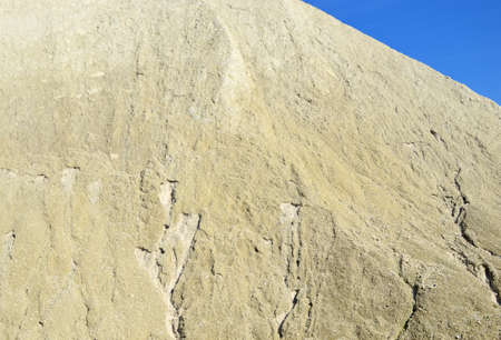 Natural stone mineral. Extraction of minerals used in construction and landscape design. Limestone...