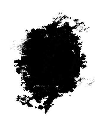 Stain on white backgroundの写真素材