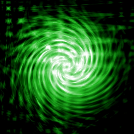 Green swirlの写真素材