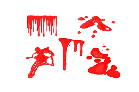 Red stainsの写真素材