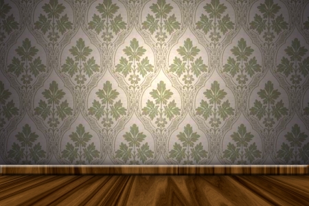 Room wallpaperの写真素材