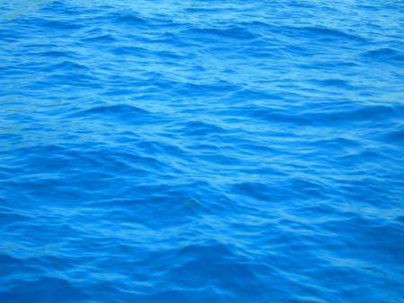 Blue Water Surface of Sea の写真素材