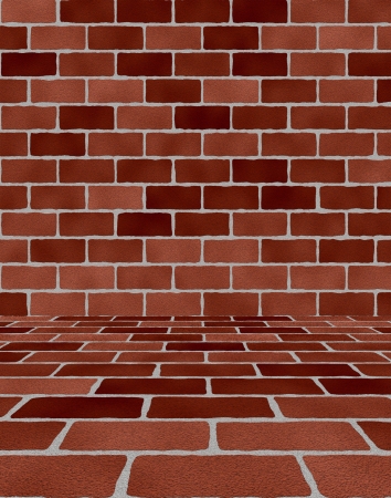 Room With Bricksの写真素材