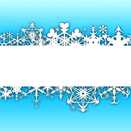 Christmas Snowflakes の写真素材