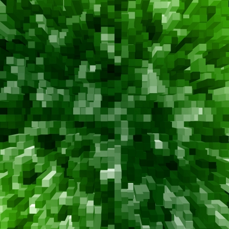 Green Background With Squares の写真素材