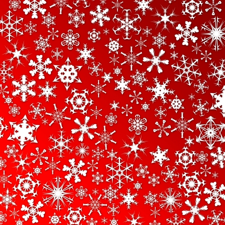 A Lot of Snowflakes の写真素材