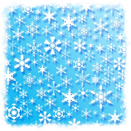 Snowflake Background の写真素材