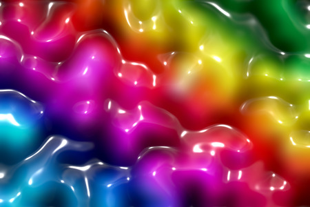 Plastic Rainbow Background の写真素材