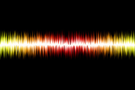 Abstract sound wave の写真素材