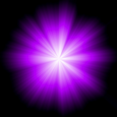 Violet Star Burst の写真素材