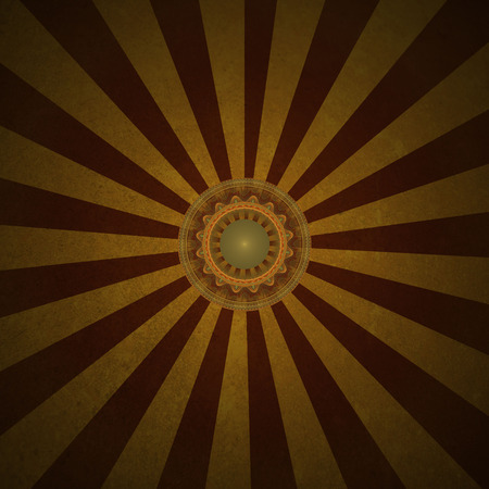 Rays Background With Fractal in the Middle の写真素材