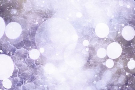 Festive Background With Natural Bokeh And Bright Golden Lights. Vintage Magic Background With Colorの写真素材