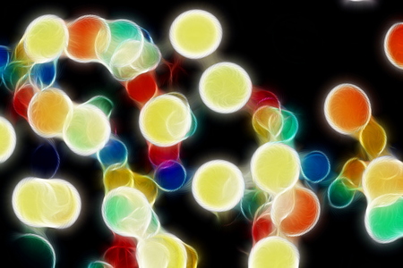 Colorful texture for processing and blurred background