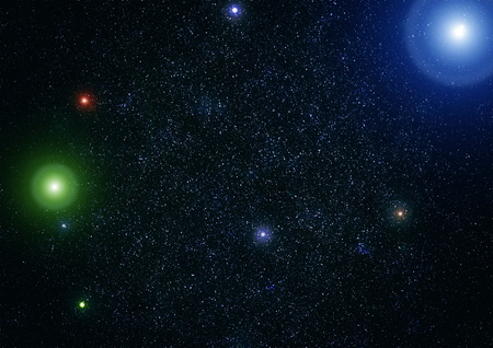 Deep space. High definition star field background