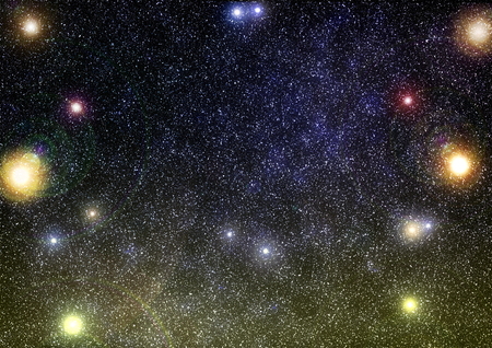 space. High definition star field background