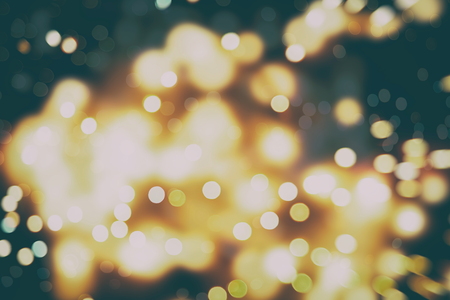 Festive Christmas background. Elegant abstract background with bokeh defocused lights and stars