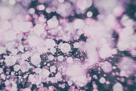 Festive Christmas background. Elegant abstract background with bokeh defocused lights and starsの写真素材