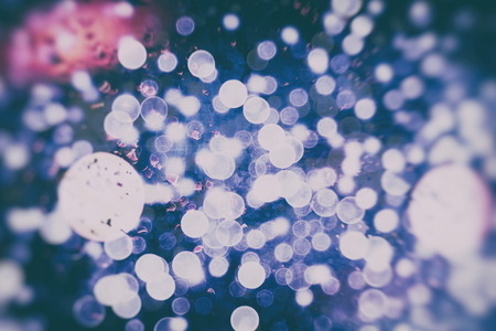 Abstract Festive background. Glitter vintage lights background with lights defocused.