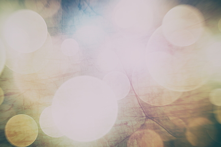 Christmas background with bokeh lightsの写真素材