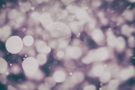 Christmas background with bokeh lightsの写真素材