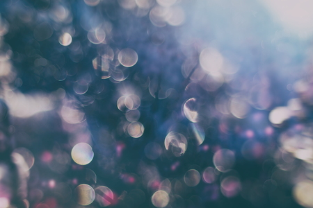 Christmas background with bokeh lights
