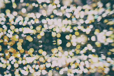 Christmas background with bokeh lights