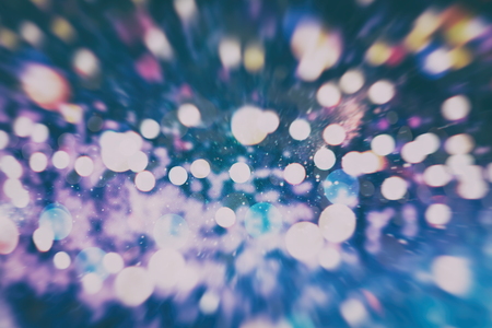 Christmas background with bokeh lights