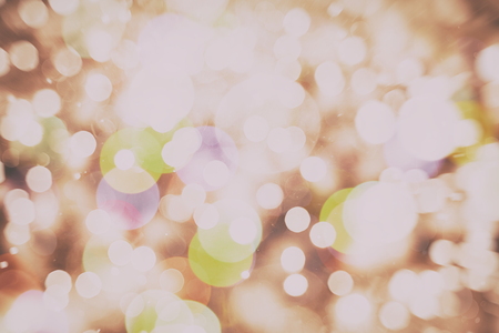 Christmas background with bokeh lights