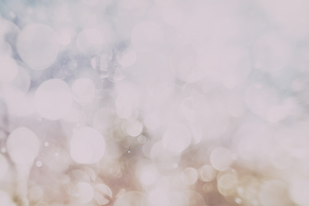 Christmas background with bokeh lights