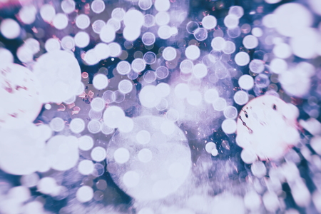 Christmas background with bokeh lights