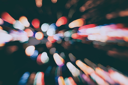 Christmas background with bokeh lights