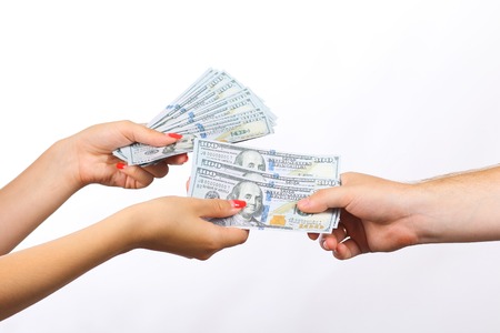 Currency, Giving, Human Hand.