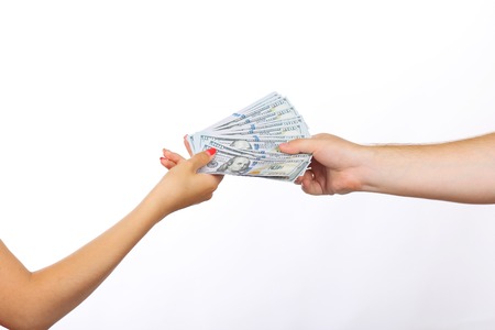 Currency, Giving, Human Hand.