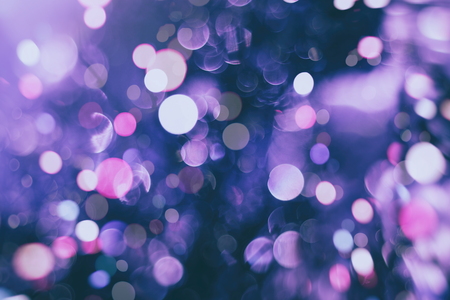 Abstract circular colorful bokeh from the party lightの写真素材