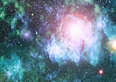 Starry outer space background textureの写真素材