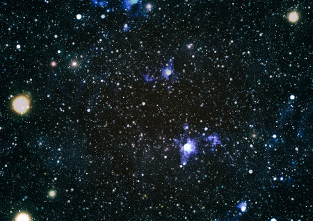 Starry outer space background textureの写真素材