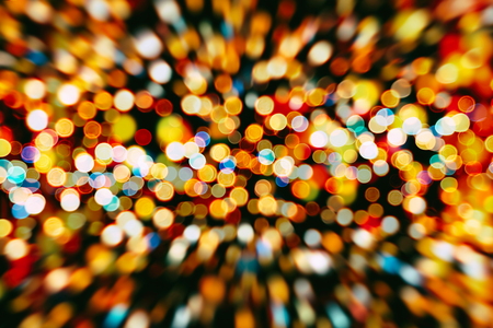 Festive elegant abstract background with bokeh lights and stars Textureの写真素材