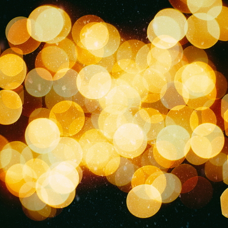 Festive elegant abstract background with bokeh lights and stars Textureの写真素材