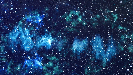 Beautiful space background with stardust and stars. Deep far space, cosmic glowing colors. Milky way...