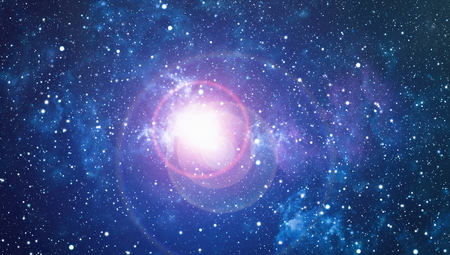 Beautiful space background with stardust and stars. Deep far space, cosmic glowing colors. Milky way conceptual background. Constellations and star dust background.の写真素材